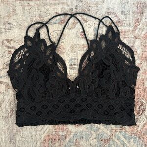 Free People Bralette Black